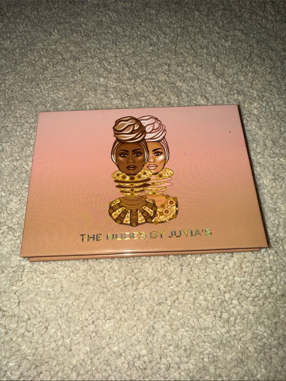 Juvia's Place The Nudes Eyeshadow Palette - Peach Pink Brown Gold